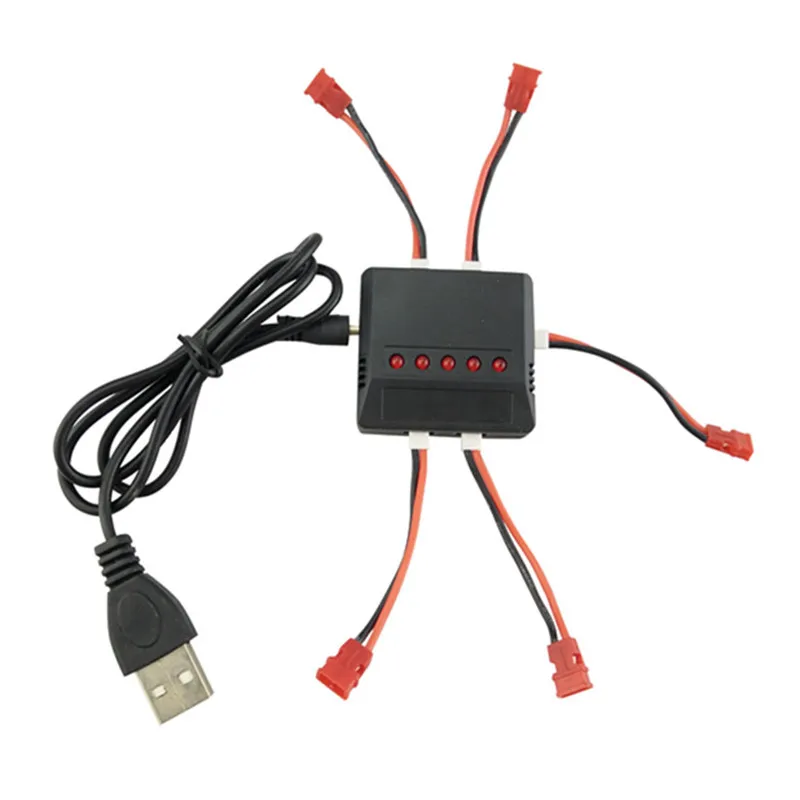 Syma X5C 1 в 5 3 7 V литиевая Батарея баланс Зарядное устройство с разъемами для X5S X5SC X5SW