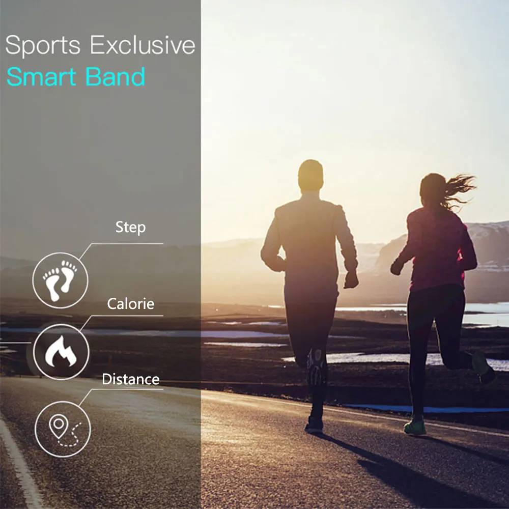 Смарт-браслет для измерения артериального давления пульсометр фитнес-трекер