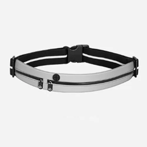 Серый Xiaomi поясная сумка Fanny Yunmai скрытый Креативный дизайн Водонепроницаемый Sweatproof сумка Saft светоотражающий ремень для мужчин и женщин - Цвет: Серый