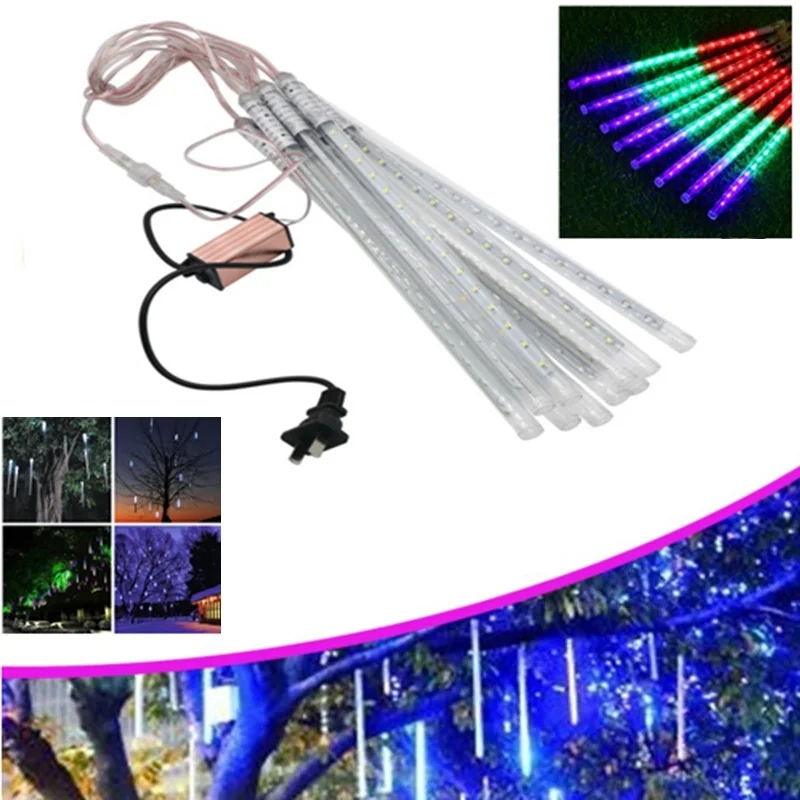 Новый 50 см SMD 3528 LED Метеоритный снег дождь труба душ Рождество свет трубы