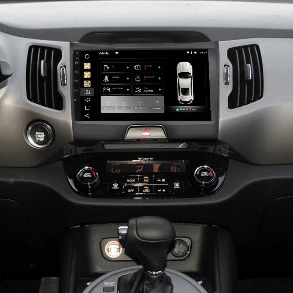 Автомобиль 2 din android 8 0 PX5 ядерный gps для KIA Sportage r 2011 2012 2013 2015 авто навигации головное