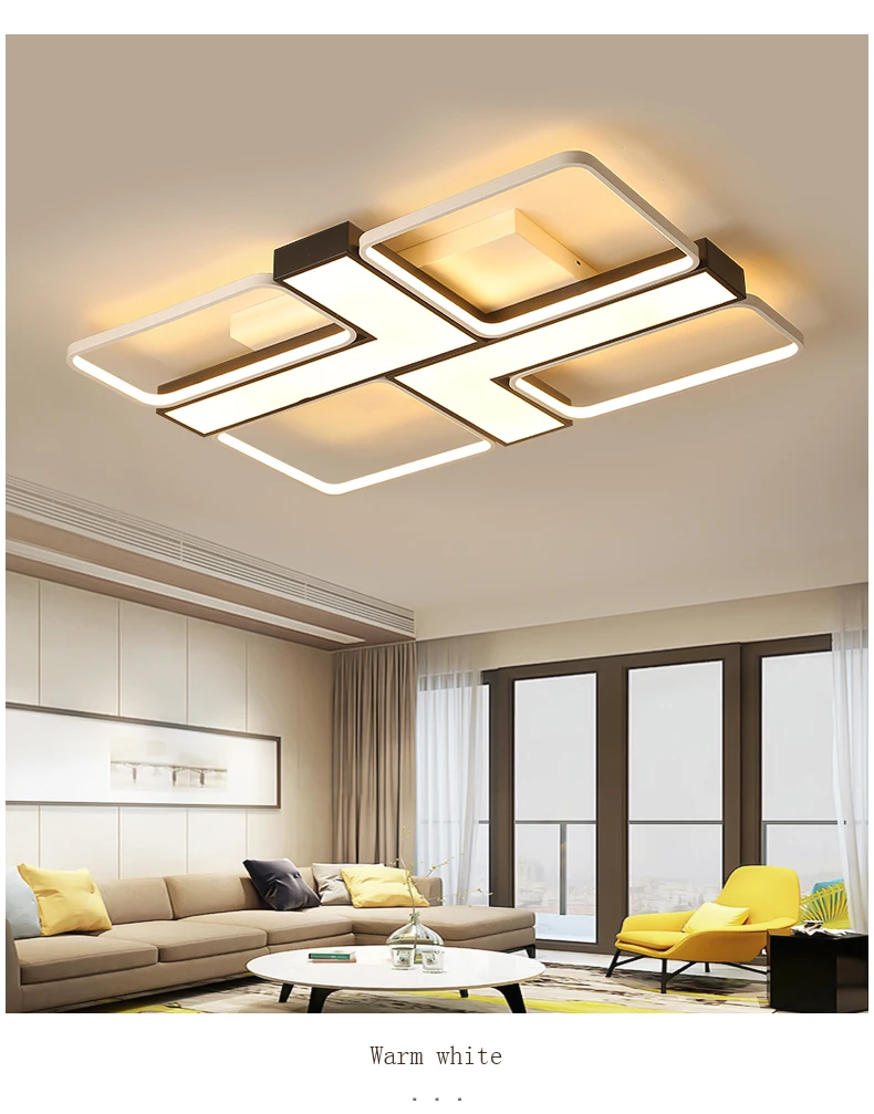 Минималистский современные потолочные светильники светодиодные лампы для Гостиная Спальня принадлежности для приготовления кофе Цвет домашние потолочный светильник AC110V AC90-260V