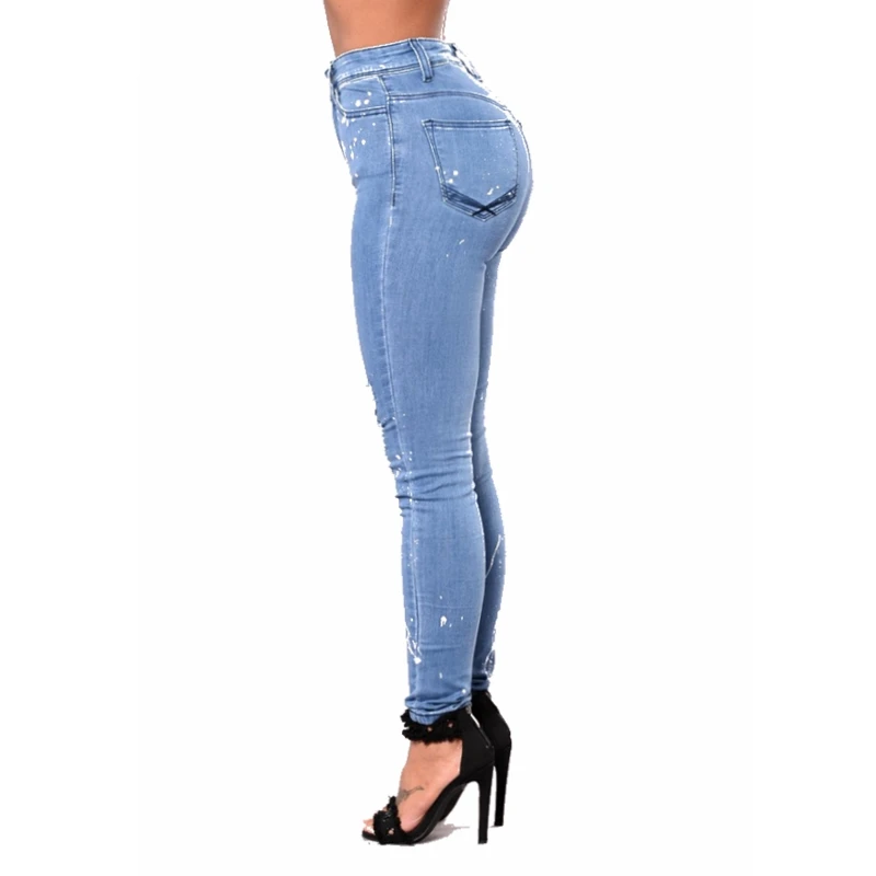 Женские Рваные Джинсы бойфренда с дырками крутые винтажные прямые джинсы для