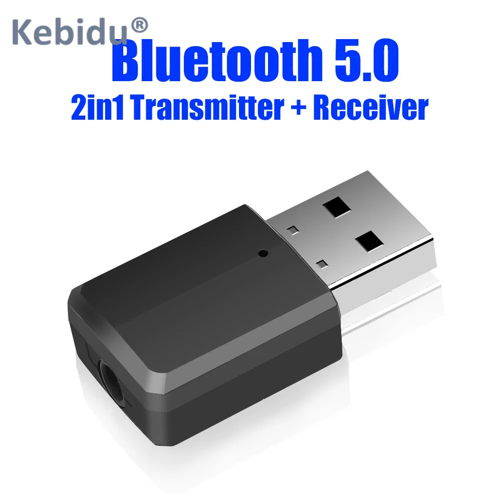 Bluetooth 5 0 аудио приемник передатчик беспроводной адаптер Мини 3 мм AUX Стерео для ТВ