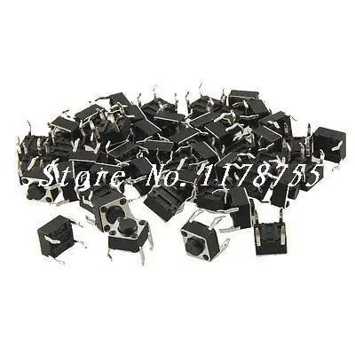 

PCB Momentary Tactile Tact Push Button Switch 4 Pin DIP 6 x 6 x 4mm