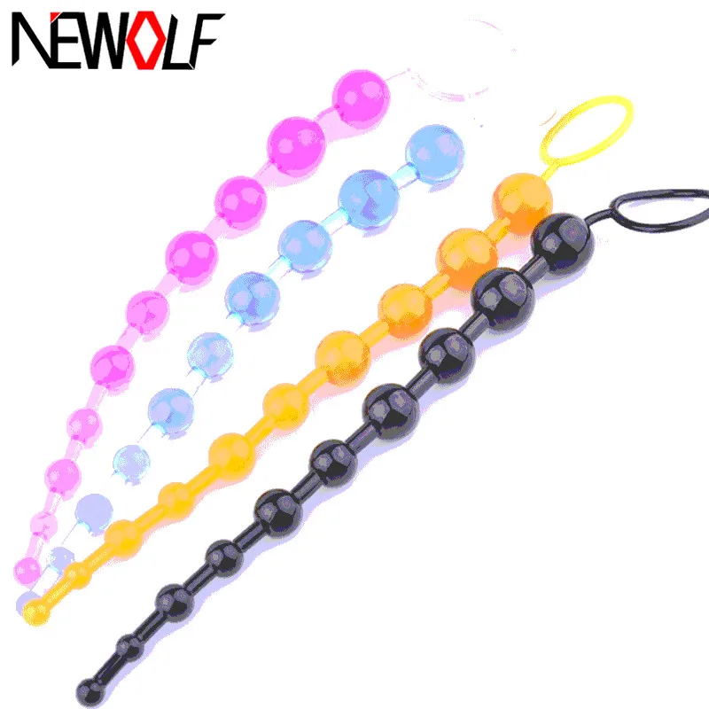 2019 Hot Sale Plug Butt Beads High Quality Soft Anal Sex Toys color random sex toys Products PY208 |