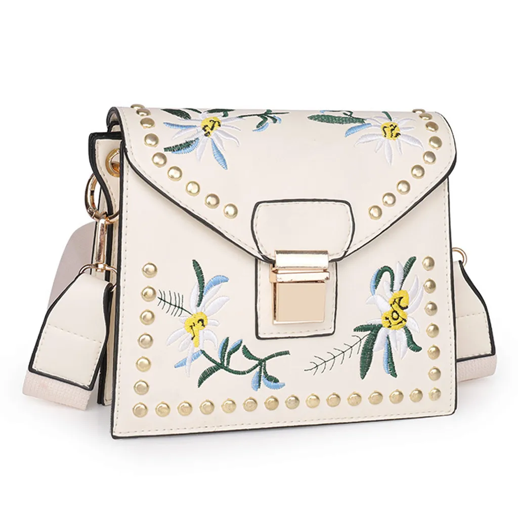 2019 модная Женская Вышивка этнический стиль сумка на плечо для телефона через 40 # |