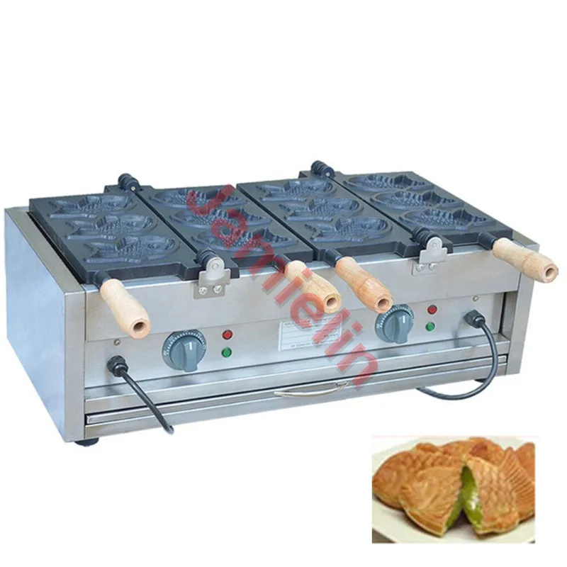 Электрическая вафельница Jamielin для рыбы 110 В/220 В Taiyaki коммерческая машина вафель