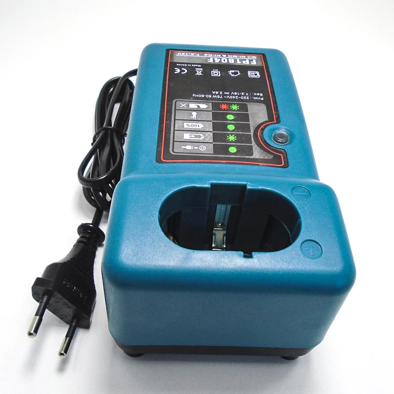 Сменное зарядное устройство для MAKITA 7,2 в 9,6 в 12 В 14,4 в 18 в Ni-MH NI-CD аккумулятор DC1804 DC1414T DC1414F 9100A 9001