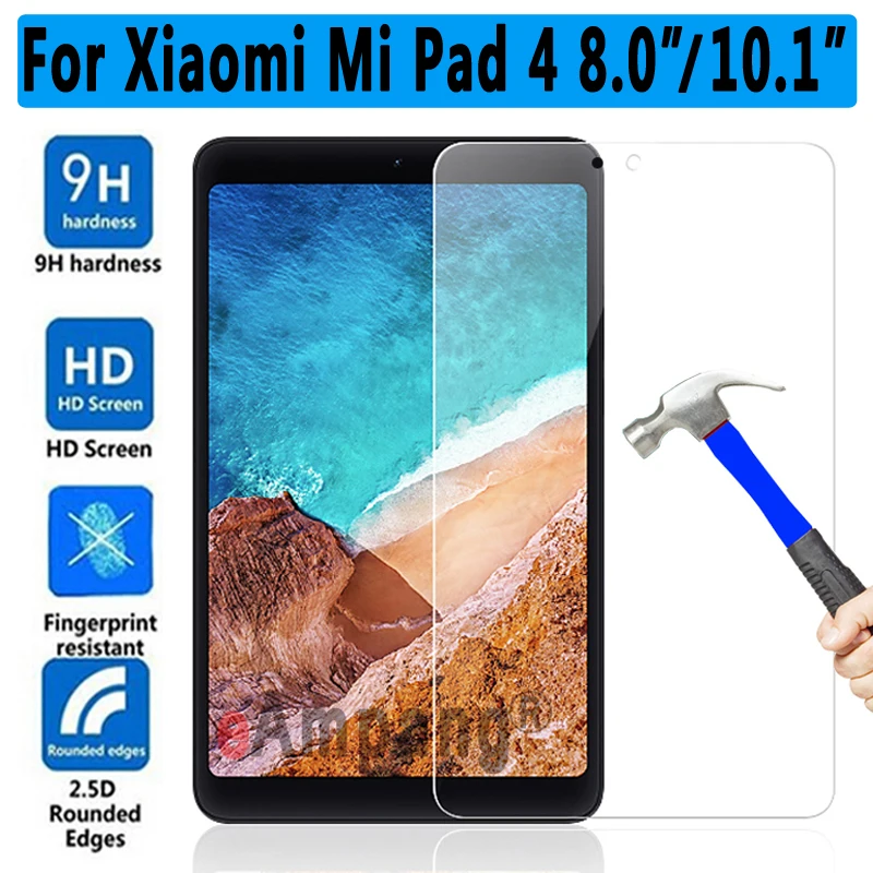 Высококачественное закаленное стекло 9H HD для Xiaomi Mi Pad4 8 0/4 Plus 10 1 Защита экрана Pad 4