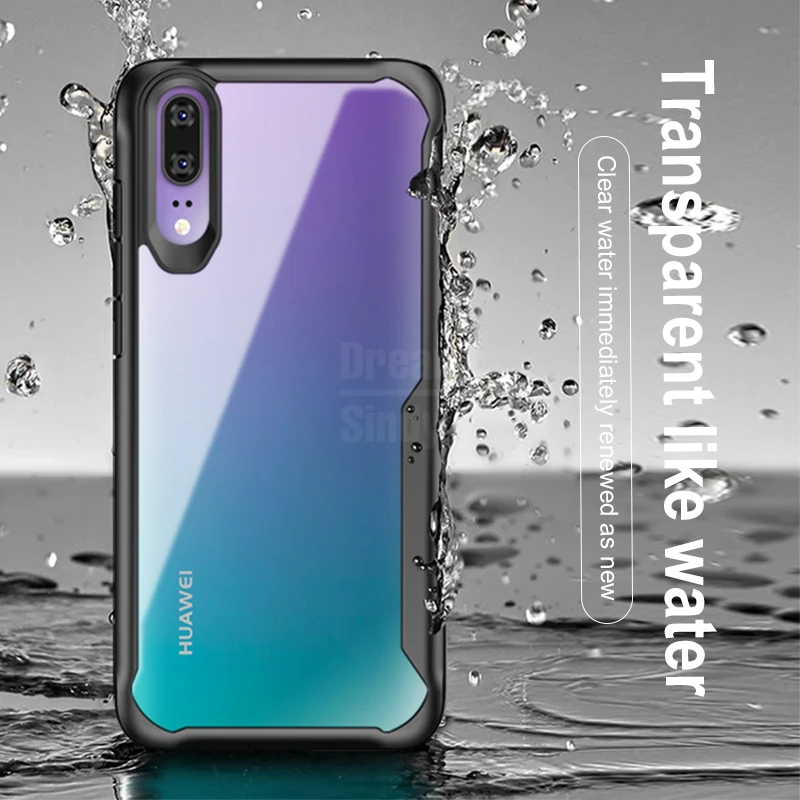 Роскошный мягкий Силиконовый противоударный чехол бампер для Huawei P20 Pro