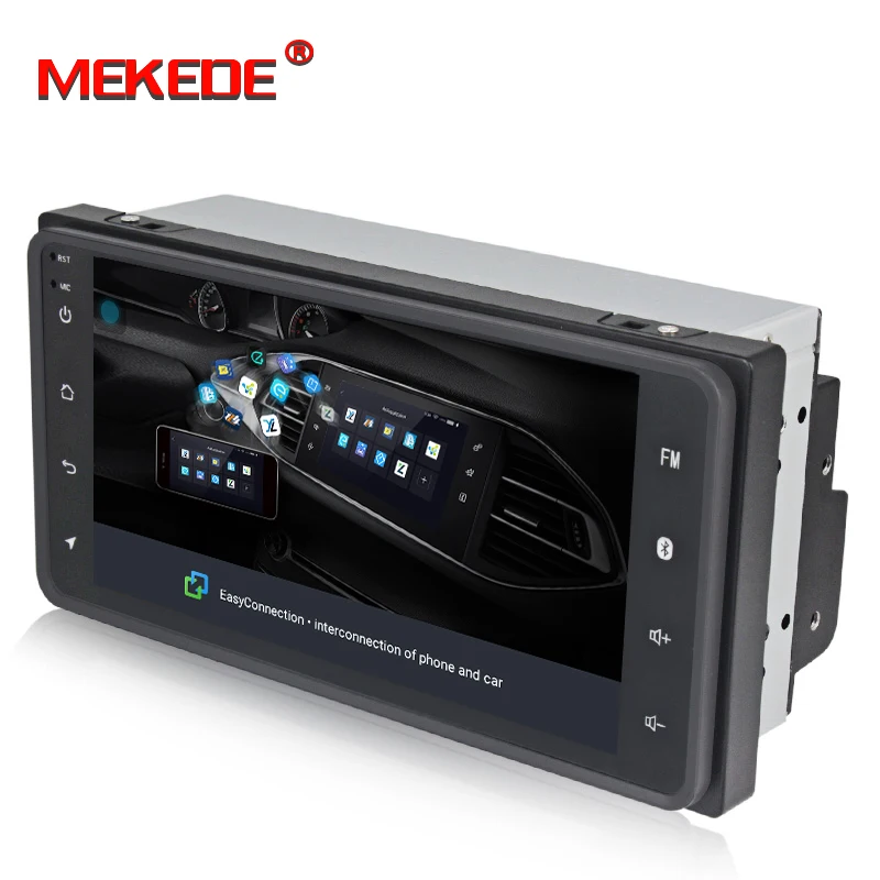 MEKEDE Android 8,1 автомобильный dvd для toyota corolla Hilux Vios старый Camry Rav4 автомобильный радиоприемник Toyota универсальный с gps-навигацией BT Wifi