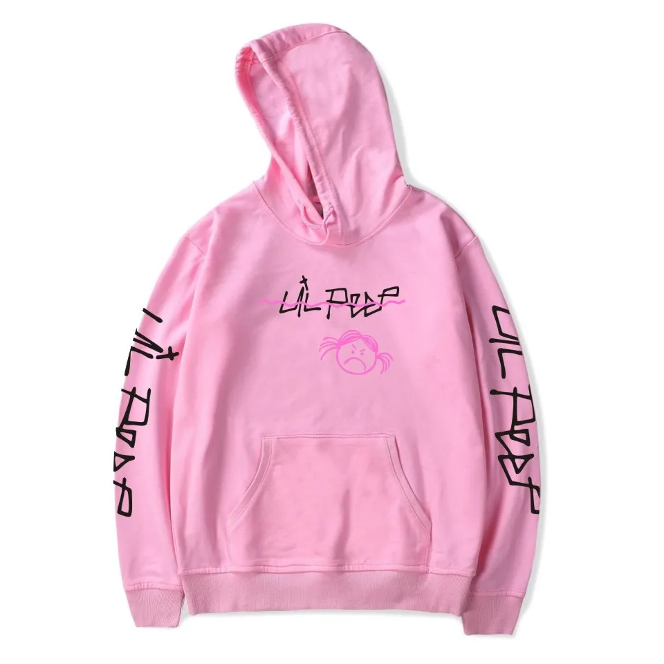 Толстовка с капюшоном Lil Peep для мужчин и женщин толстовка забавным принтом