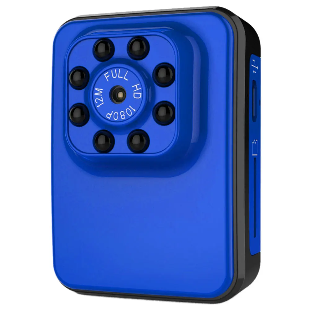 Blue R3 Wi-Fi 1080P Full HD Mini Камера Anti Shake Camecorder Ночное видение 110 градусов Широкий формат Micro экшен-камера велосипед шлем спорта - Цвет: Blue