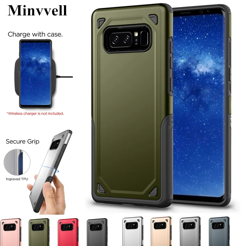 Армированный чехол в стиле милитари для Samsung S8 Galaxy Note 8 гибридный противоударный