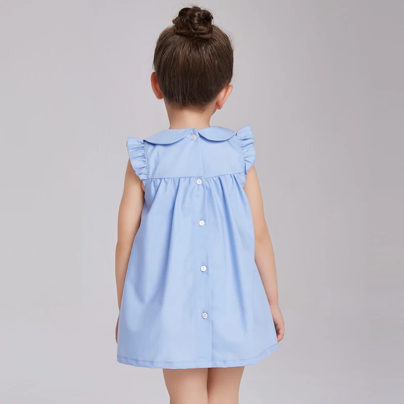 Маленьких пони для девочек летние Платья женщин синий розовое платье Одежда