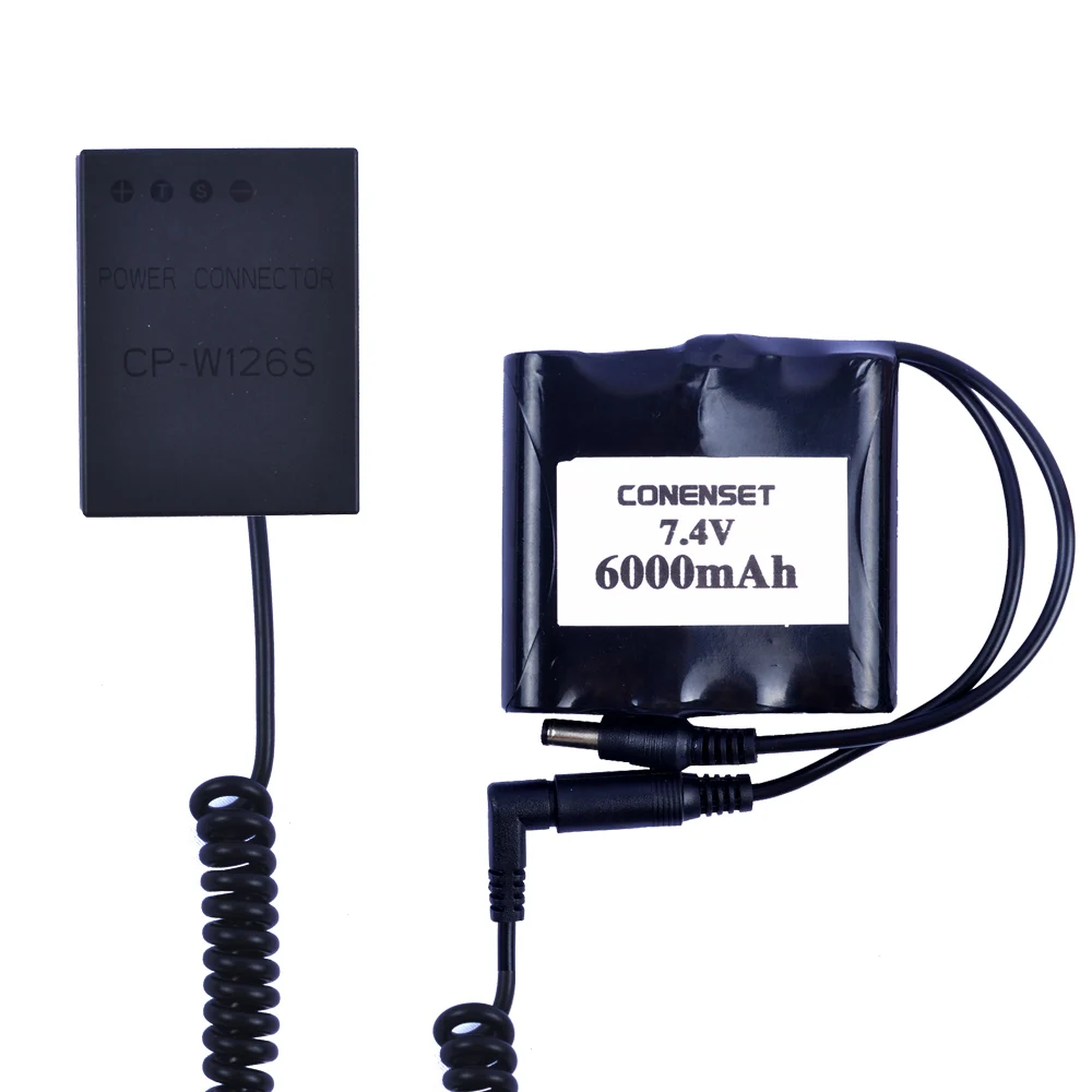 CP-W126 AC Мощность адаптер для Fujifim X-H1 A1 A2 A3 E1 E2 E2S M1 Pro1 Pro2 T2 T10 T20 T30 Камера NP-W126S манекен Батарея