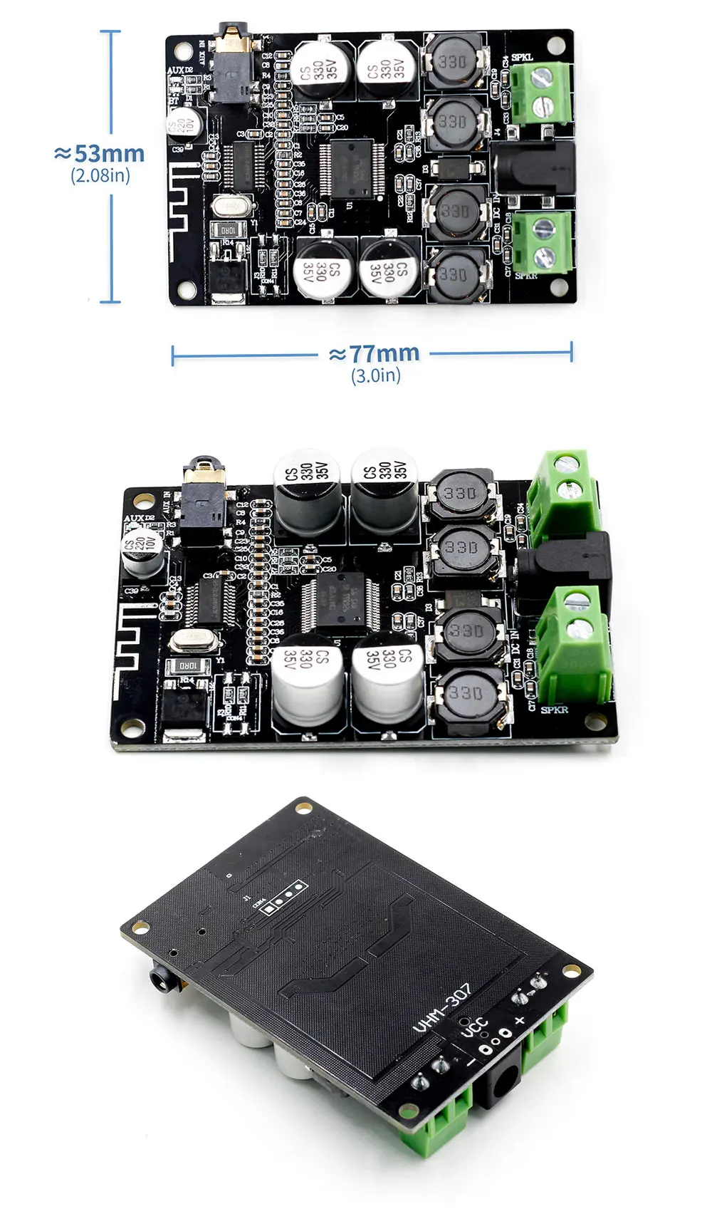 VHM-307 TDA7492P Bluetooth приемник усилитель аудио доска 25 Вт* 2 колонки Модифицированная музыка мини усилители Diy двухканальный