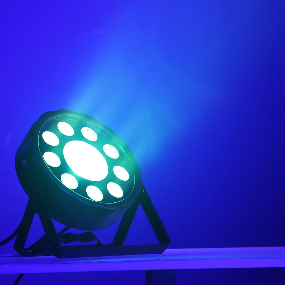 2 шт./лот высококлассный led par 150 Вт плоский cob rgb 3в1 led cob 150 Вт dmx для сценического освещения профессиональный для dj свадебных вечеринок