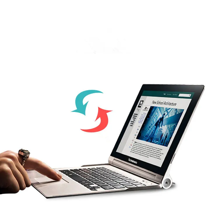 Оригинальная Bluetooth клавиатура для Lenovo YOGA 2 3 Pro 10 1 перезаряжаемая сенсорная панель