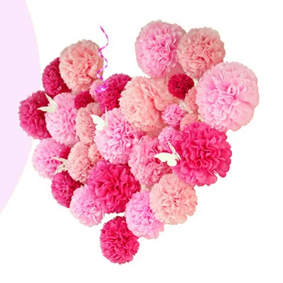 10 шт. милые украшения для babyshower 15 см 6 дюймов Бумажные бумажные цветы шарики