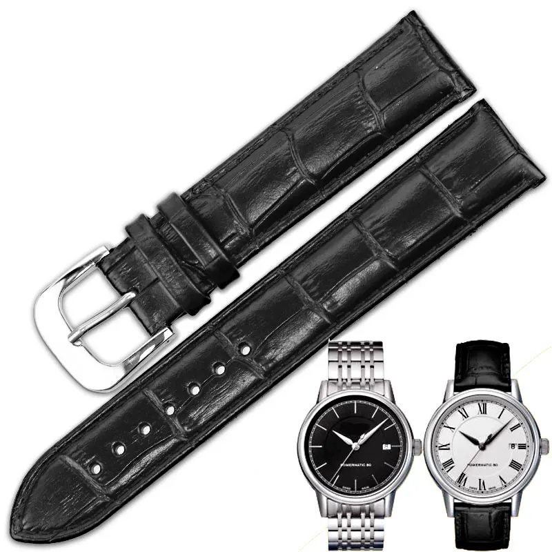 Мужские и женские часы ISUNZUN ремешки для Tissot часов из натуральной кожи StrapT085 T085407/410