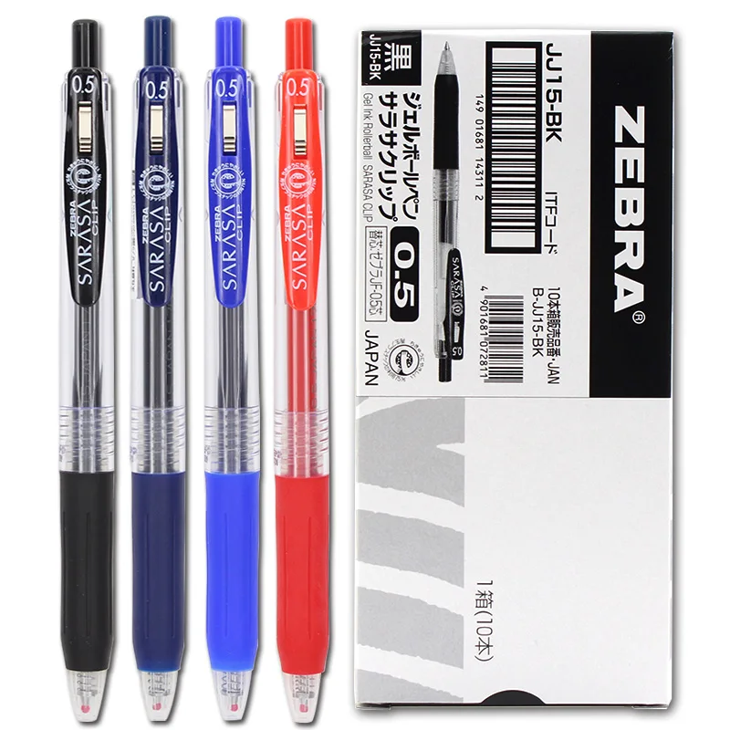 Zebra Sarasa JJ15 гелевые ручки 0 5 мм шариковая ручка японская школьная офисная