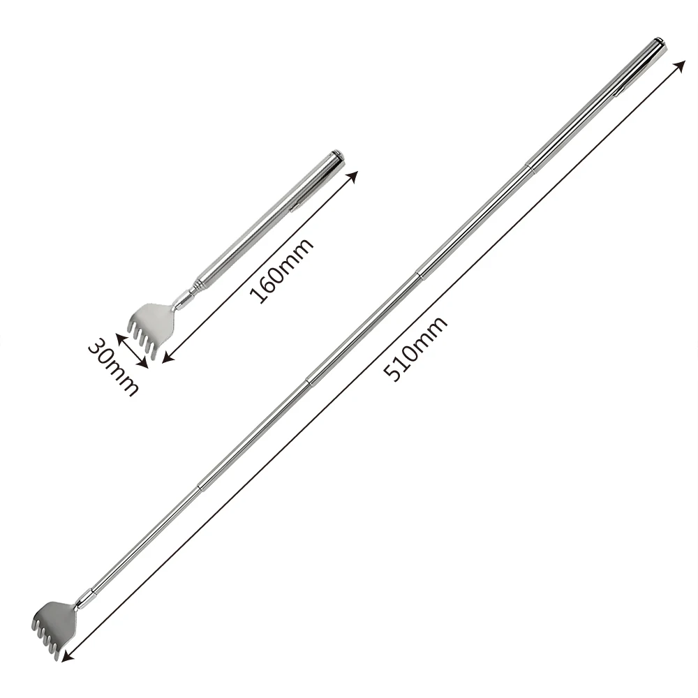 VATINE Portable Stainless Steel Adjustable Pen Clip Back Scratcher Massage Relaxation Sex Toys Adult Games | Красота и здоровье