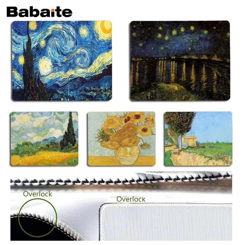 Babaite Персонализированная крутая модная клавиатура Винсента Ван Гога игровые