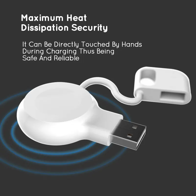 Высококачественное беспроводное зарядное устройство для Apple Watch series 1 2 3 4 магнитное USB беспроводное быстрое зарядное устройство для Apple Watch 4 3 2 1 Зарядка