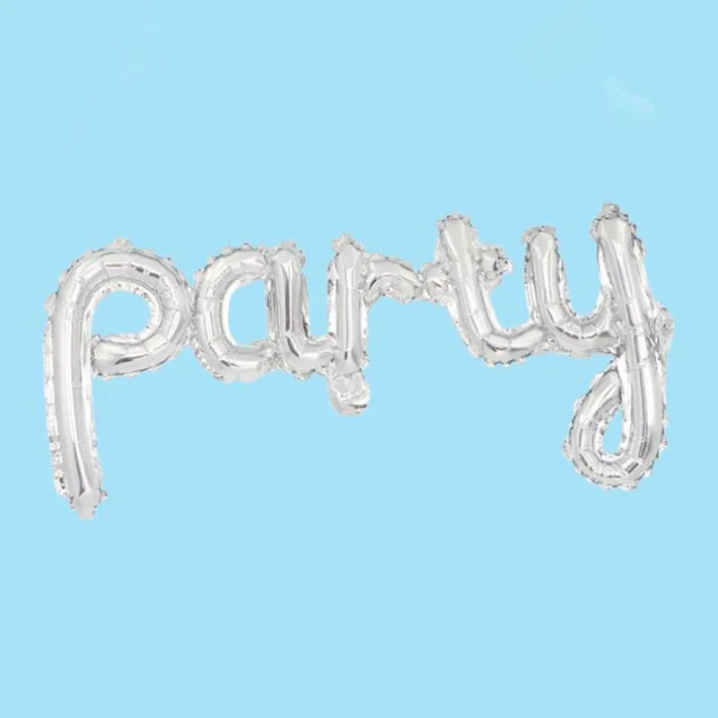 Новые буквы слова воздушный шар из фольги для вечеринок надувные шары Детские