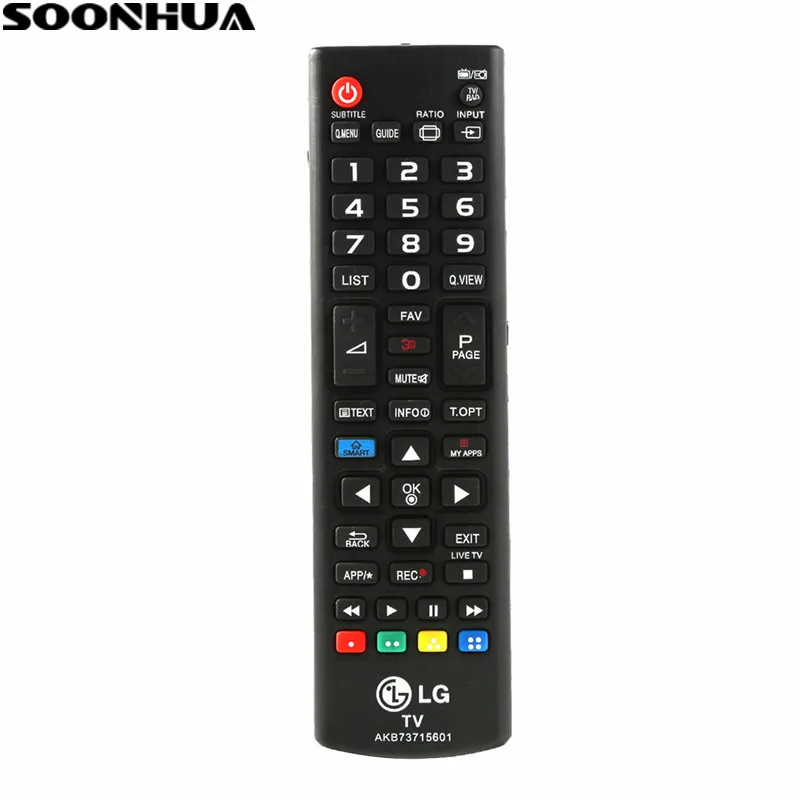 SOONHUA 433mhz универсальный Смарт ТВ пульт дистанционного управления Замена ТВ пульт дистанционного управления Лер для LG AKB73715601 ЖК светодиодный Смарт ТВ