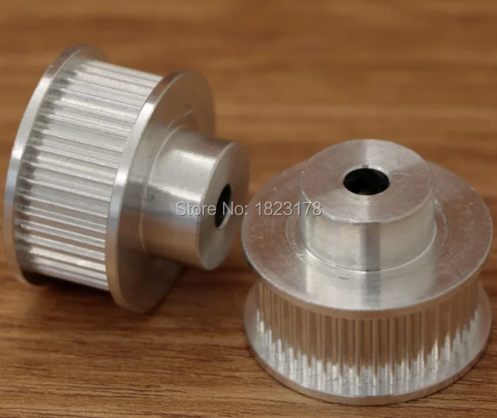 Бесплатная доставка 2 шт./лот алюминиевый GT2 40 зубы зубчатый шкив диаметр 5 мм/6 35