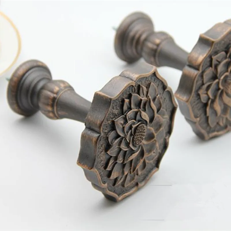 2 шт. Ретро рельефные крючки для занавесок из смолы подхваты кисточка вешалка