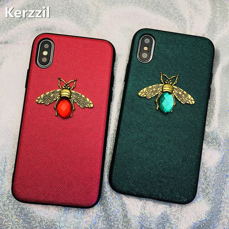 Блестящий чехол Bee для телефона iPhone X XR XS Max 8 7 6 S Plus Samsung A70 A50 A30 S8 S9 S10 lite Note 9 M20 M10