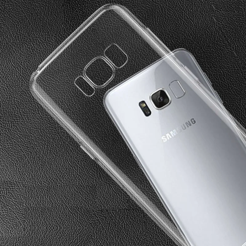 ТПУ прозрачный чехол для Samsung Galaxy S8 плюс S4 S3 мини S5 S6 S7 Edge Мягкий гель телефон