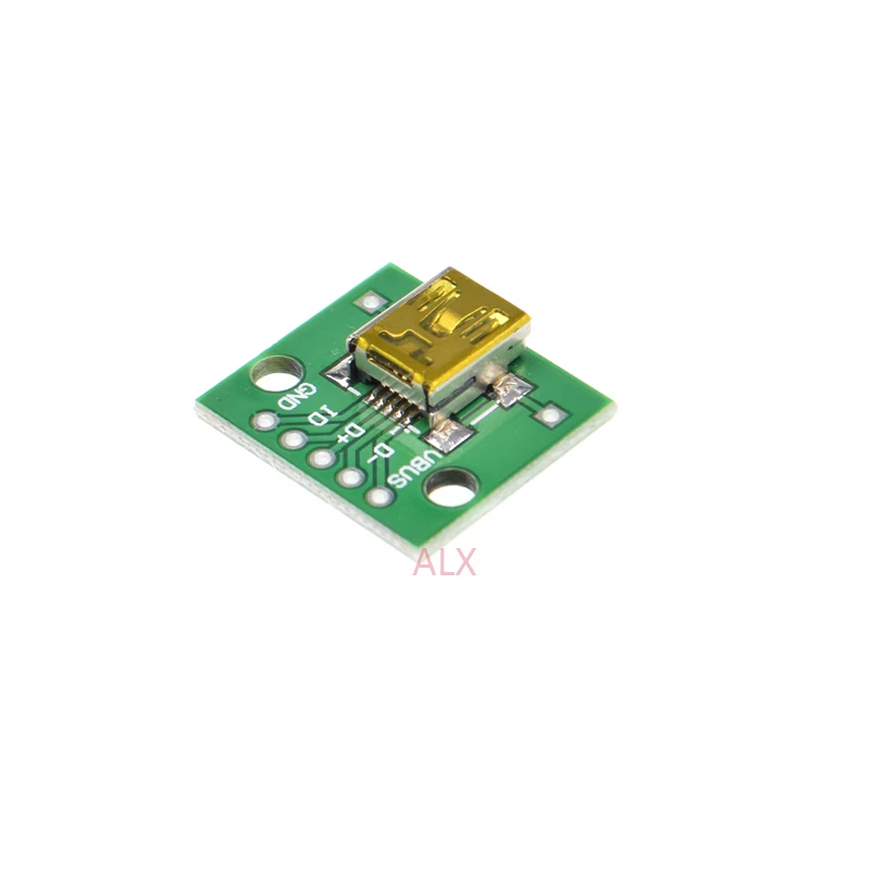 10 шт. адаптер для розетки MINI USB 2 54 мм 5 контактов 5p | Обустройство дома
