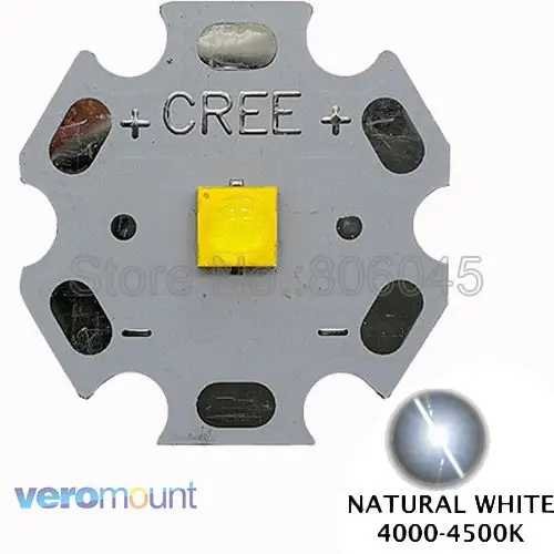 Neutral White 5 шт. Cree XP-G3 XPG3 6 Вт высокое мощность светодиодный излучатель диод бусины холодный белый теплый белый нейтральный белый 20 мм 16 мм 14 мм 12 мм 10 мм 8 мм PCB - Испускаемый цвет: Neutral White