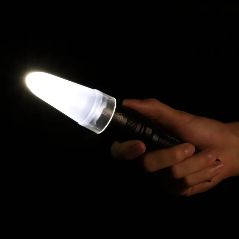 Светодиодный фонарик Nitecore NDF34 белый диффузор конусная наклейка наконечник для MT26