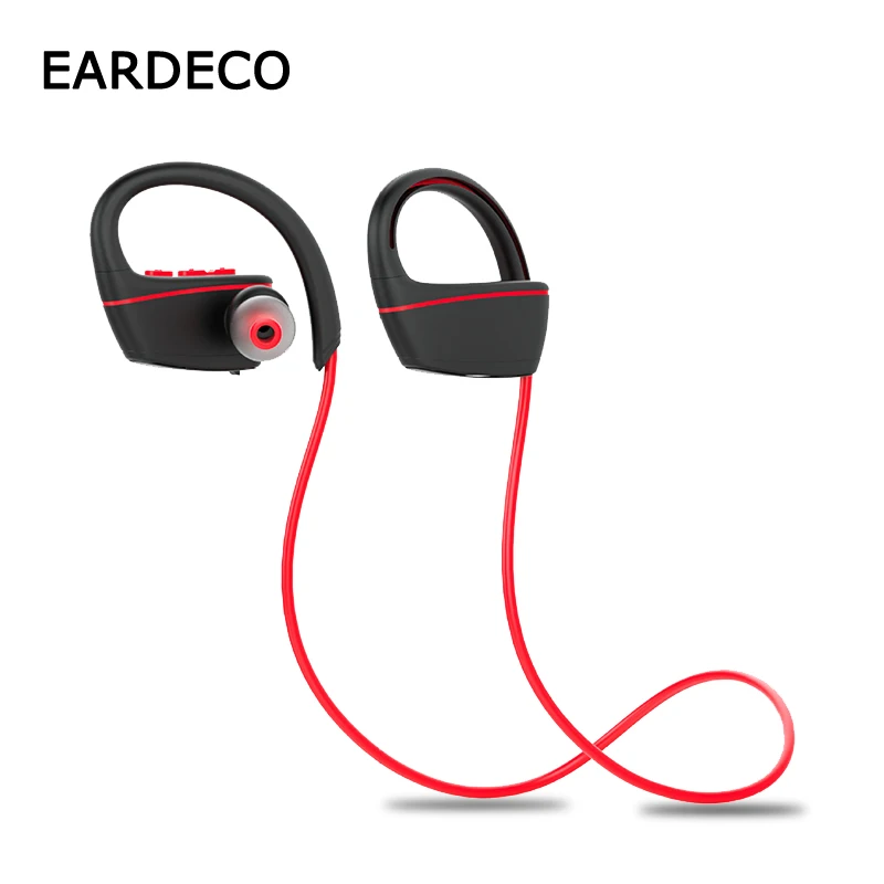 EARDECO IPX7 водонепроницаемые для плавания беспроводные наушники бас Bluetooth наушники спортивные наушники гарнитура с микрофоном