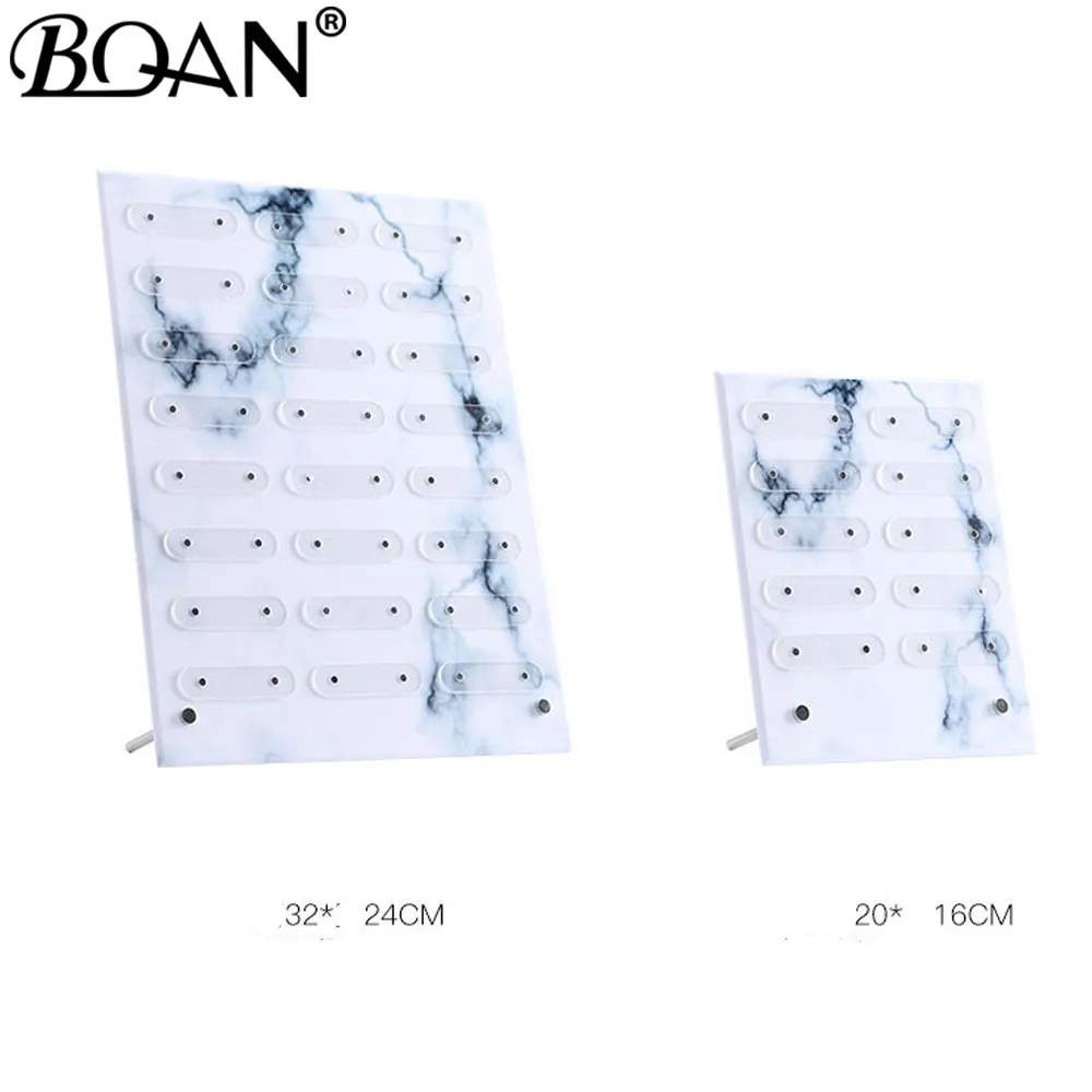 Высококачественный мраморный дисплей для ногтей цветной витрина ящик хранения