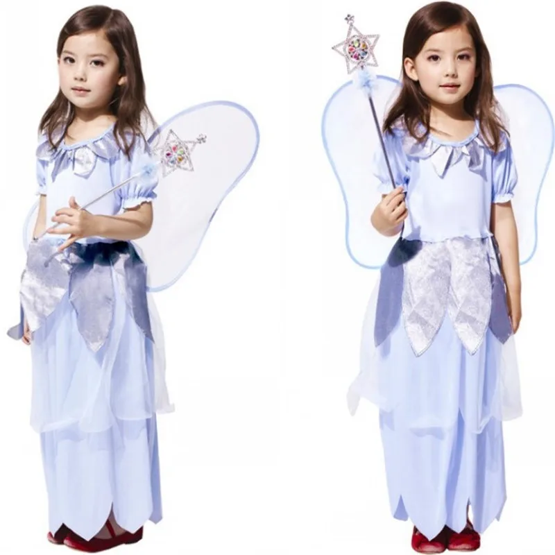 Детское платье принцессы для девочек праздвечерние чные костюмы Цветочная фея