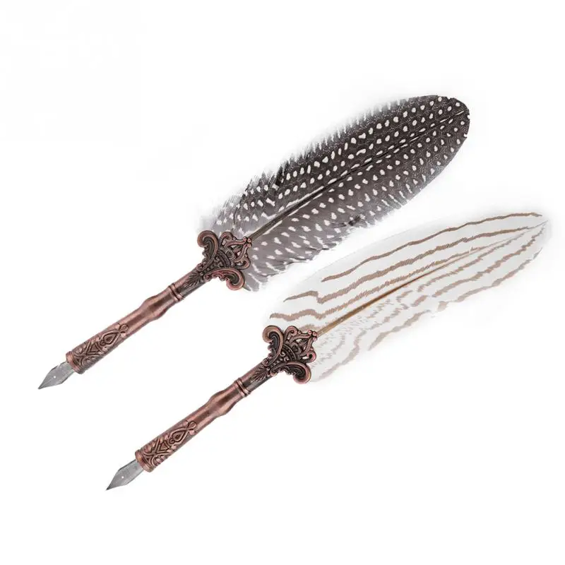 Перьевая ручка в стиле ретро Классическая карандаш с чернилами набор виде