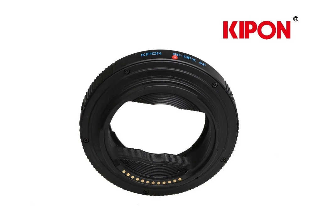 Новый адаптер для объектива KIPON EF GFX AF с автофокусом объективов Canon EOS камер Fuji