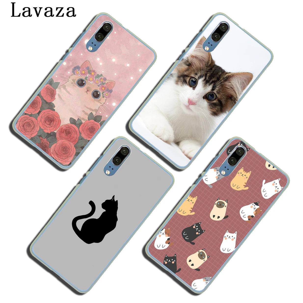Lavaza мяу милый с капюшоном Китти Кэт платье принцессы жесткий чехол для Huawei Y9 Y7 Prime