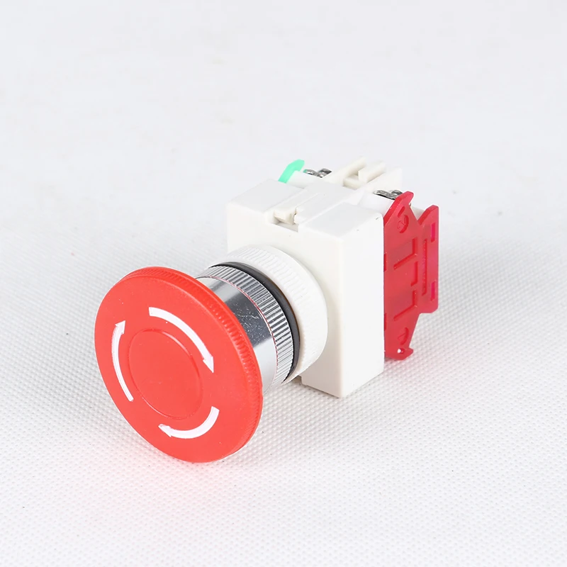 YOLO 22mm self locking mushroom button switch reset emergency push | Обустройство дома