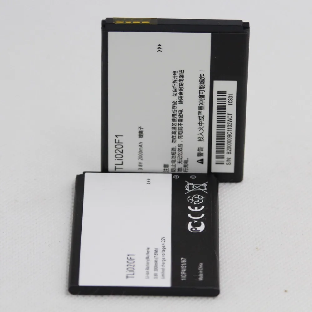 Новинка 100% года батарея TLI020F1 2000 мАч для TCL J720T J726T Alcatel One Touch Pop 2 5042d C7 7040 стандартная