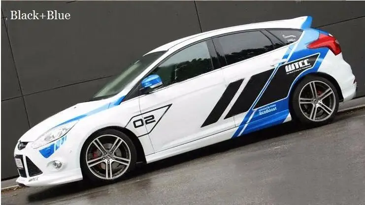 Новое поступление большая Размеры автомобильные наклейки на весь Кузов для Ford