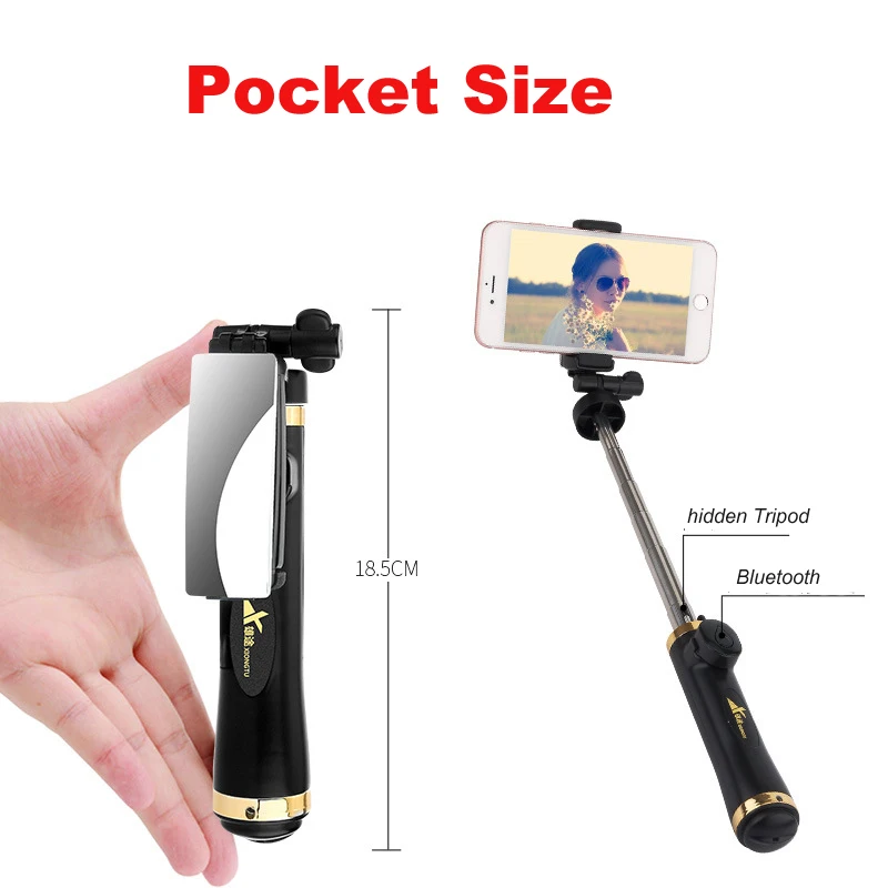 Мини Bluetooth селфи палка беспроводной штатив ручной монопод Складная подставка для