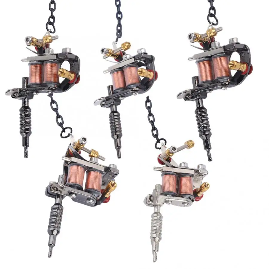 Портативная Мини Подвеска-тату машинка для татуировки брелок с подвеской